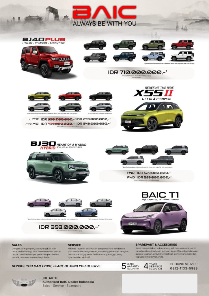HARGA BAIC 2026